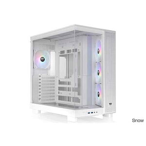 Thermaltake View 380 XL TG ARGB Snow �~�h���^���[�^PC�P�[�X �z���C�g�bCA-11E-00M6WN-00