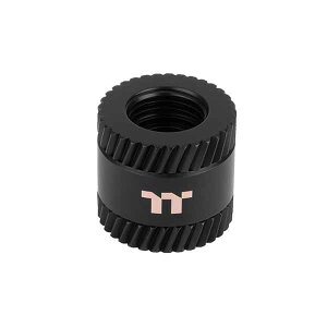 Thermaltake Pacific SF Female to Female 20mm Extender Matte Black G 1/4 ���X�[���X �G�N�X�e���V���� �}�b�g�u���b�N�bCL-W394-CU00MK-A