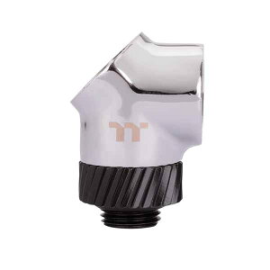 Thermaltake Pacific SF 45 & 90 Degree Adapter -Silver Black- G 1/4 45E90xA_v^[ Vo[/ubNbCL-W398-CU00SL-A