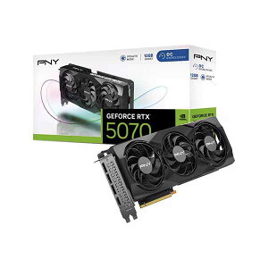 PNY GeFORCE RTX 5070 12GB Overclocked TripleFan �O���t�B�b�N�{�[�h�bVCG507012TFXPB1-O