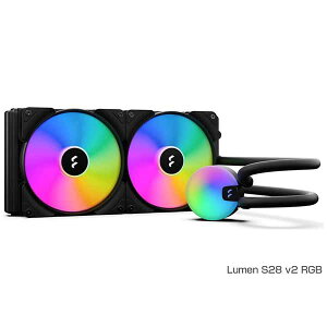 Fractal Design Lumen S28 v2 RGB ̌^CPUN[[ 140mmt@×2bFD-W-L1-S2812