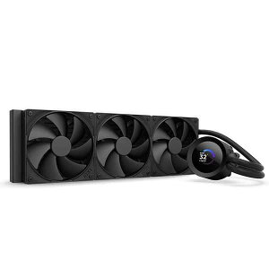 NZXT Kraken Plus 360 v2(Black) 360mm AIO�t�̃N�[���[ 1.54�C���`LCD�t�� �u���b�N�bRL-KN360-B2