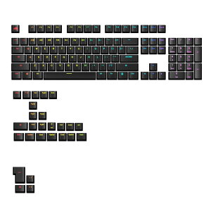 Glorious GPBT Backlit Keycaps Black - US - Retail obNCg𓧉 IWiL[Lbv ubNbGLO-KB-ACC-KC-GPBT-LIT-BLK-US