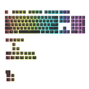 Glorious Aura V3 Keycaps Black - US - Retail �L�[�̉������ƍ���LED�𓧉� �I���W�i���L�[�L���b�v �u���b�N�bGLO-KB-ACC-KC-GPBT-AURA-BLK-US