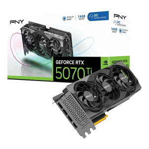 PNY GeFORCE RTX 5070 Ti 16GB Overclocked TripleFan nCptH[}XOtBbNJ[hbVCG5070T16TFXPB1-O