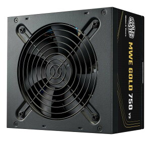 Cooler Master MWE Gold 750 V3 ATX 3.1 Non-Modular PC�d�����j�b�g 750W �u���b�N�bMPE-7506-ACAG-BJP