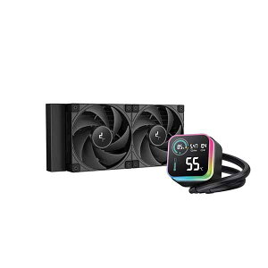 Deepcool LQ240 ULTRA I[CN[[ 120mmt@×2 ubNbR-LQ240-BKLSMWP-G-U
