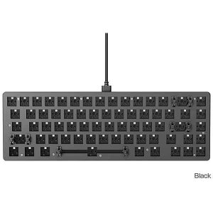 Glorious GMMK 2 65% (Barebones) - Black 65%�L�[�{�[�h�p�x�A�{�[�� �u���b�N�bGLO-GMMK2-65-RGB-B