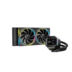 Deepcool LM240 2.4�C���`�t������ �����\�ȈՐ���N�[���[ �u���b�N�bR-LM240-BKDMMC-1