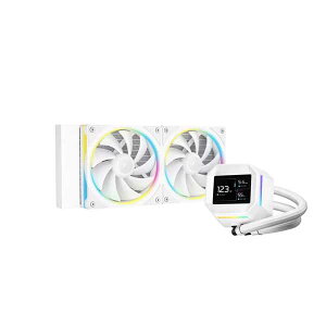 Deepcool LM240 WH 2.4�C���`�t������ �����\�ȈՐ���N�[���[ �z���C�g�bR-LM240-WHDMMC-1