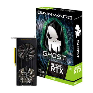 GAINWARD RTX3060 GHOST リファレンスクロック版グラフィックボード 12G GDDR6 192bit 3-DP HDMI｜NE63060019K9-190AU-…