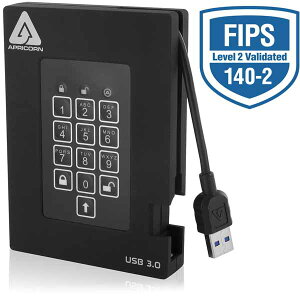 Apricorn Aegis Fortress Í|[^uXg[W USB 3.0 SSDf 1TBbA25-3PL256-S1000F(R2)