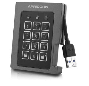 Apricorn Aegis Padlock USB 3.0 ÍZLeB SSDf̃|[^uXg[W 1TBbA25-3PL256-S1000(R2)