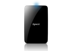 Apacer USB3.1（Gen1） AC233シリーズ 1TB ブラック ポータブルストレージ｜AP1TBAC233B-S