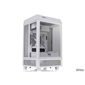 Thermaltake The Tower 100 Snow Edition 3ʋKXpl ~j^[^PCP[X zCgbCA-1R3-00S6WN-00