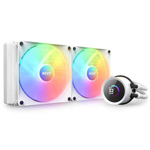 NZXT KRAKEN RGB 280 White \|vƍÈRGBt@ ̌^CPUN[[ zCgbRL-KR280-W1