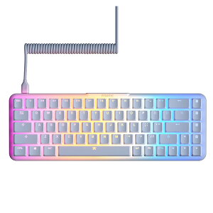 FnaticGear STREAK65 LP WHITE US �p��z�� 65%�Q�[�~���O�L�[�{�[�h �z���C�g�bKB0006-005