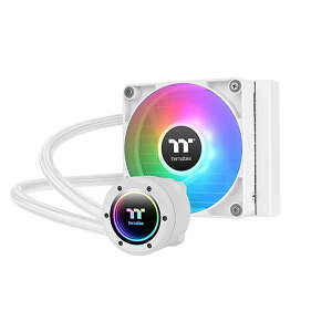 Thermaltake TH120 ARGB Sync V2 CPU Liquid Cooler -Snow- ̌^CPUN[[ 1x120mmt@ zCgbCL-W363-PL12SW-A