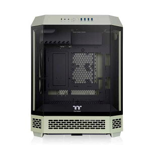 Thermaltake The Tower 600 Matcha Green 3�ʋ����K���X�p�l���̗p ���p���X�^�C�� �~�h���^���[ ATX PC�P�[�X �}�b�`���O���[���bCA-1Z1-00MEWN-00