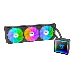 Thermaltake TH360 V3 ARGB Sync Black All-In-One Liquid Cooler �I�[���C������ 360mm ����CPU�N�[���[ �u���b�N�bCL-W466-PL12SW-A