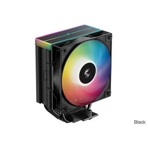 Deepcool AG400 BK ARGB V2 CPU�N�[���[ 220W TDP ������120mm ARGB PWM�t�@���bR-AG400-BKAMMN-GJD