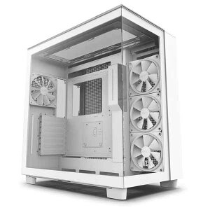 NZXT H9 Elite White 2�w�\���~�h���^���[PC�P�[�X �����K���X���f�� �z���C�g�bCM-H91EW-01