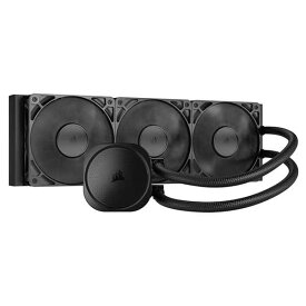 Corsair NAUTILUS 360 RS 磁気ドームベアリングファン 水冷一体型CPUクーラー 120mmファン×3 ブラック｜CW-9060089-WW