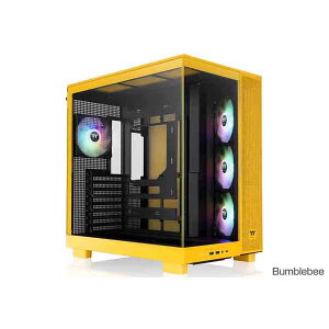�y�󂠂�z�y�A�E�g���b�g�����E�V�i�zThermaltake View 380 XL TG ARGB Bumblebee�bCA-11E-00M4WN-00