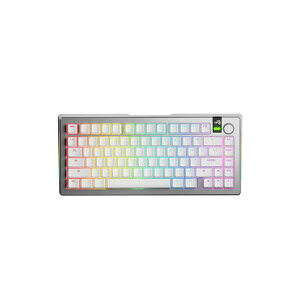Glorious GMMK 3 PRO 75% Prebuilt Wireless Silver - US �����Q�[�~���O�L�[�{�[�h �p��z�� �V���o�[�bGLO-KB-GMMK3-PRO-75-PB-FOX-WL-SIL-US