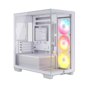 Corsair 2800X RS-R ARGB Micro-ATX White �~�h���^���[�^PC�P�[�X ARGB�t�@��3��t�� �z���C�g�bCC-9011348-WW