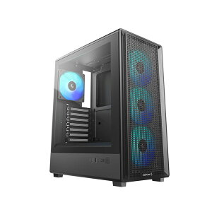 Deepcool CC550 4F ARGB�t�@��4��W�����ڂ̍��G�A�t���[�~�h���^���[�P�[�X�bR-CC550BKANA4-G