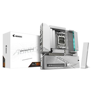 GIGABYTE B850M AORUS STEALTH ICE Micro-ATX�}�U�[�{�[�h �z���C�g�bB850M AORUS STEALTH ICE