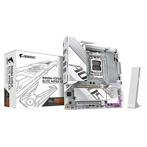 GIGABYTE B850M AORUS ELITE WIFI6E ICE Micro ATX�}�U�[�{�[�h�bB850M A ELT WF6E ICE