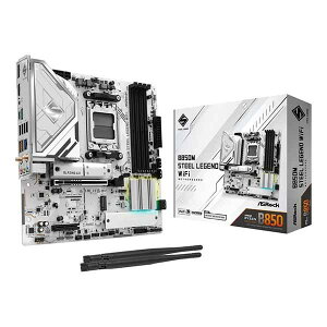 ASRock B850M Steel Legend WiFi microATX�}�U�[�{�[�h�bB850M Steel Legend WiFi