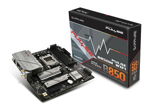 �y�󂠂�z�y�A�E�g���b�g�����E�V�i�zSapphire PULSE B850M WIFI Micro-ATX�}�U�[�{�[�h �u���b�N�bPULSE-B850M/52123-04-40G