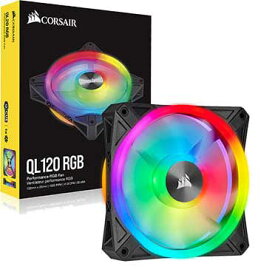 Corsair iCUE QL120 RGB 120mm PWM Single Fan （ファン増設用）120mmファン｜CO-9050097-WW