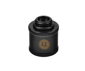 Thermaltake G1/4 20mm ���X�[�I�X �G�N�X�e���V���� �u���b�N�J���[ Pacific G1/4 Female to Male 20mm extender - Black/DIY LCS/Fitting�bCL-W046-CU00BL-A