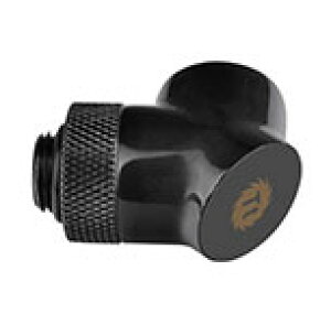 Thermaltake G1/4 90xA_v^[ ubNJ[ Pacific G1/4 90 Degree Adapter - Black/DIY LCS/FittingbCL-W052-CU00BL-A