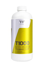 Thermaltake T1000 Transparent Coolant Acid Green 1000ml クーラント アシッドグリーン 透明色タイプ｜CL-W245-OS00AG-A