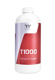 Thermaltake T1000 Transparent Coolant Red 1000ml クーラント レッド 透明色タイプ｜CL-W245-OS00RE-A