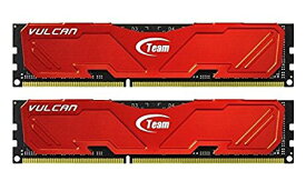 Team 16GB(8GBx2) DDR3 1600Mhz(PC3-12800) VULCAN RED Long｜TLRED316G1600HC9DC01-P