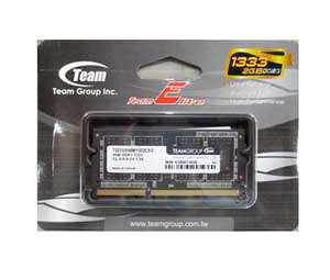 Team 2GB DDR3 1333Mhz(PC3-10600) ELITE SO DIMM|TSD32048M1333C9-E