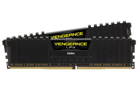 Corsair 32GB（16GBx2） DDR4 2666MHz(PC4-21300) Unbuffered DIMM 16-18-18-35 Vengeance LPX｜CMK32GX4M2A2666C16