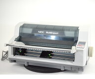 【中古】NEC ドットインパクトプリンター MultiImpact700XEN PR-D700XEN　伝票 複写 水平型 パラレル LAN…
