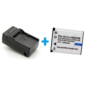 OLYMPUS Li-42B,40B, EN-EL10, NP-80 Ή ݊ obe[ { [d Zbg D-720 D-725 FE-220 FE-230 Z33WP Z200fd Z20fd Z100fdΉ IpX 