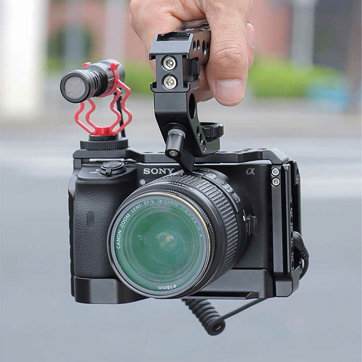 楽天市場】DSLR カメラ トップハンドル ハンドルキット 撮影ハンドル 