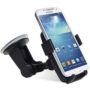 吸盤式スマホ車載ホルダー 携帯ホルダー 360度回転可能 ゲル吸盤式スマホ・携帯 モバイル車載スタンド/カーマウント/車載用マウント iPhone Xperia Galaxy Xiaomi DoCoMo au Softbank機種等対応 送料無