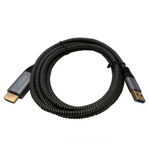 �y���������zUSB3.0 HDMI �ϊ��P�[�u�� 2M �h���C�o�[���� 5Gbps�����`�� USB 3.0 (�I�X) - HDMI (�I�X) HD 1080P�f�B�X�v���C�P�[�u�� ���������o�� �Ή� Windows 7/8.1/10/11/Mac OS/Android�Ή� ����o�� �R���p�N
