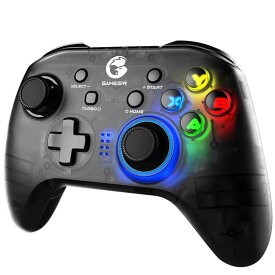 GameSir T4 pro スマホ ゲームコントローラー Bluetooth 2.4GHz USB接続可能 6軸ジャイロセンサー 二重振動 HD振動 TURBO連射機能 バックライト機能 背面ボタン付きSwitch2/ iOS/Android/PCに対応 （ホルダー付き）クリスマスプレセント【送料無料】