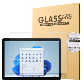 Surface Pro 8世代 強化ガラス 保護フィルム 9H硬度 0.3mm 超薄型 耐指紋 撥油性 高透過率 ラウンドエッジ加工 サーフィスプロ ガラスフィルム 送料無料